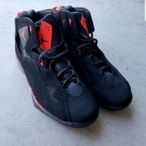 Nike Jordan True Flights- Black and Infrared